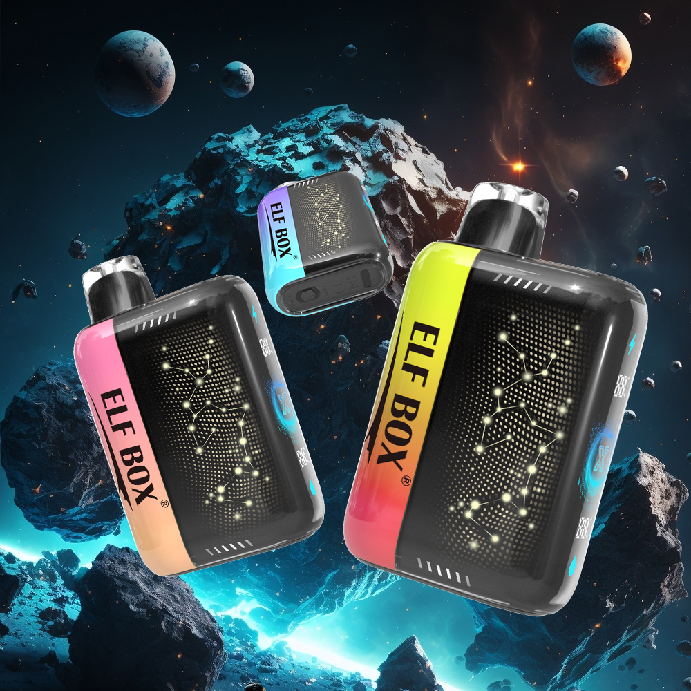 vapeableeu.com ELF BOX PULSE X 25k (25000) Puffs 3D Curved Screen 18ml E-liquid Beautiful Disposable Vape