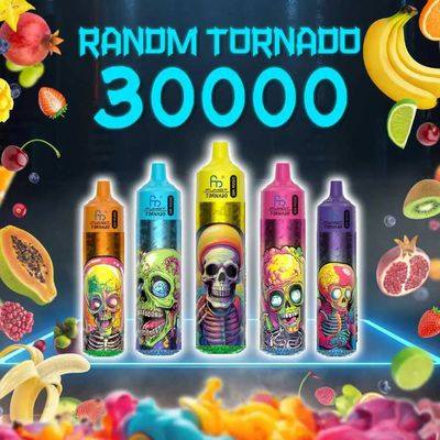 vapeableeu.com RANDM Fumot Tornado 30K(300000) Puffs Music Lighting 2% 5% Nicotine Type-C Charging 30mL of E-liquid Disposable Vape
