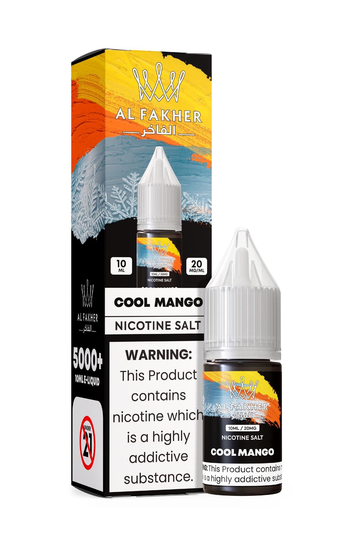 vapeableeu.com Cool Mango 20MG Strengths 10ML 5000+ Nic Salt E-LIQUIDS by Al Fakher