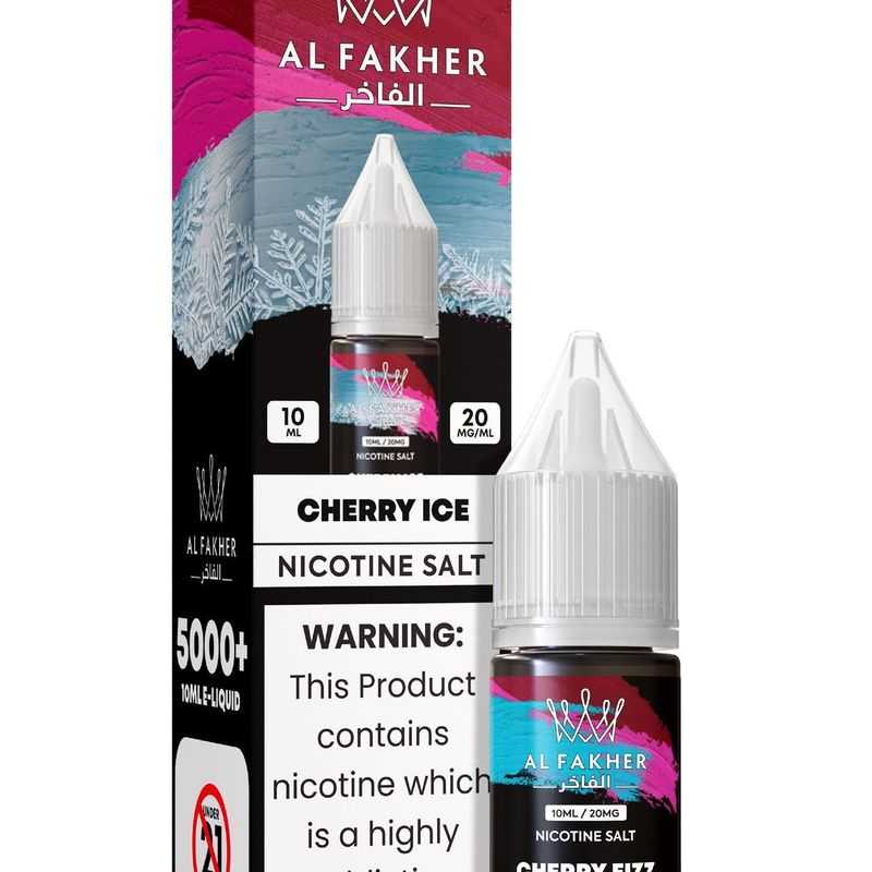 vapeableeu.com Cherry Ice 20MG Strengths 10ML 5000+ Nic Salt E-LIQUIDS by Al Fakher
