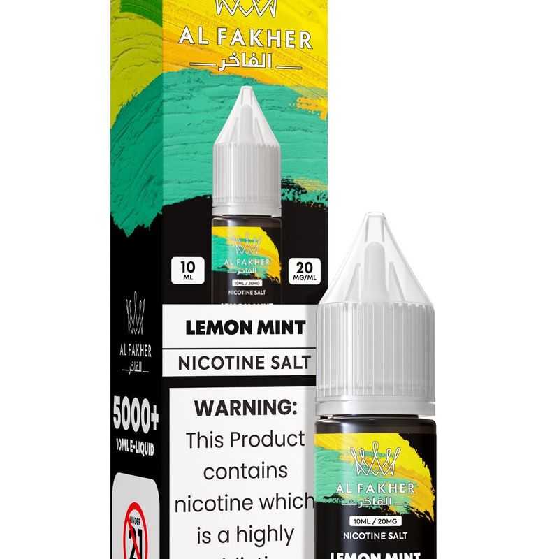 vapeableeu.com Lemon Mint 20MG Strengths 10ML 5000+ Nic Salt E-LIQUIDS by Al Fakher