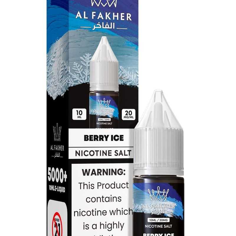 vapeableeu.com Berry Ice 20MG Strengths 10ML 5000+ Nic Salt E-LIQUIDS by Al Fakher