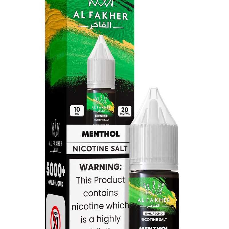 vapeableeu.com Menthol 20MG Strengths 10ML 5000+ Nic Salt E-LIQUIDS by Al Fakher