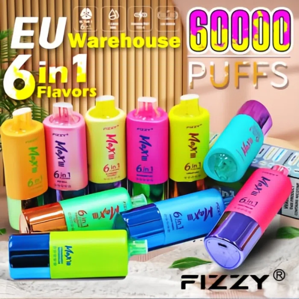 vapeableeu.com Multi-Flavor Vape: Unlock Explosive Taste: FIZZY Max III Delivers 3X the Refreshment!